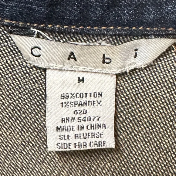 CAbi Blue Jean Jacket with Fringe Detail - Picture 2 of 13